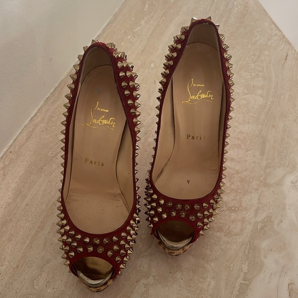 Christian Louboutin Platform Sandals Size 37. - Picture 2 of 15